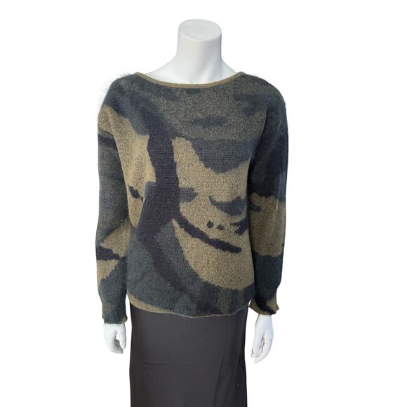 rag + bone Sweaters - rag + bone Sweater Women's Small Camo Sinclair Wool Alpaca